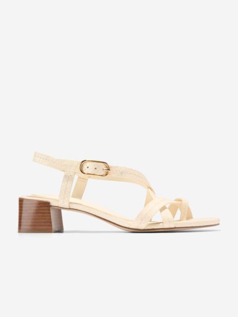 COLE HAAN Women's Dillon Block Heel Thong Sandals