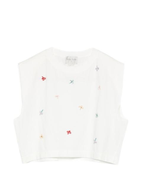 forte_forte embroidered T-shirt