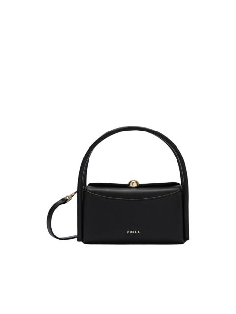 FURLA large Boston leather tote bag