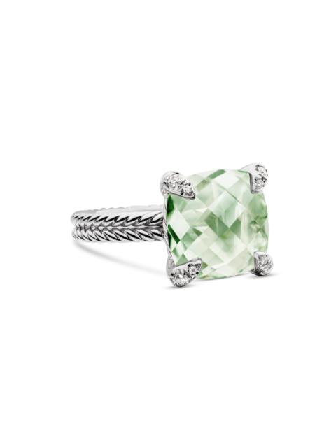 DAVID YURMAN Women's Chatelaine Ring in Sterling Silver - Prasiolite