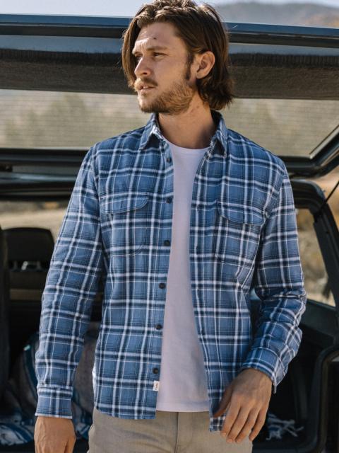 HIROSHI KATO The Brace Vintage Nep Flannel - Daydream Blue