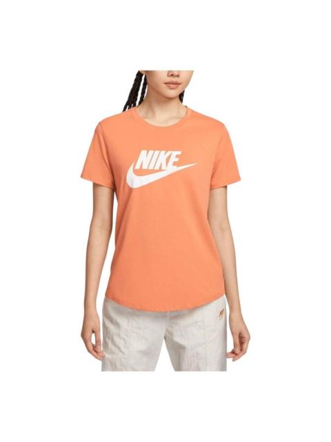 Nike (WMNS) Nike Sportswear Essentials T-Shirt Asia Sizing 'Orange' DX7907-828