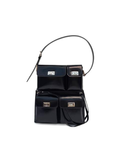 BY FAR silver-tone hardware  crossbody bag