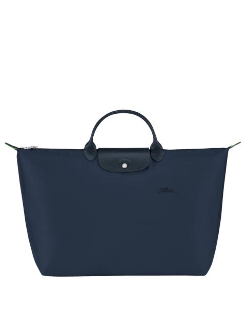 Longchamp Le Pliage Green S Travel bag Navy - Recycled canvas