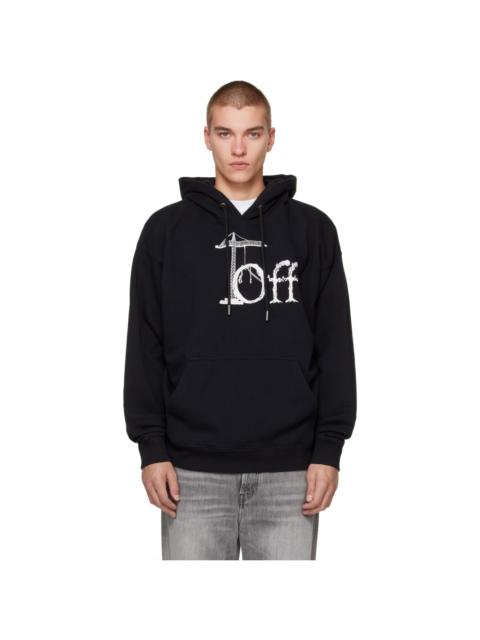Off-White Black Shared Logo Skate Hoodie