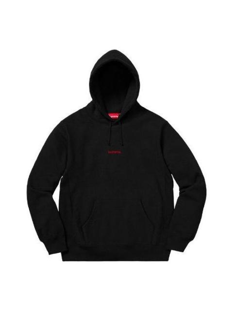 Supreme FW18 Trademark Hooded Sweatshirt 'Black' SUP-FW18-297