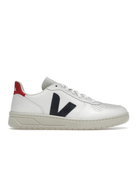 Veja V-10 Leather White Nautico Pekin