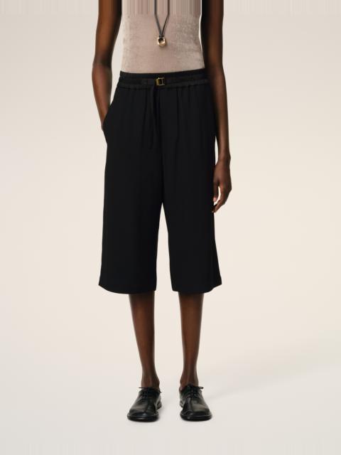 AMI Paris BLACK LARGE FIT ELASTICATED SHORT