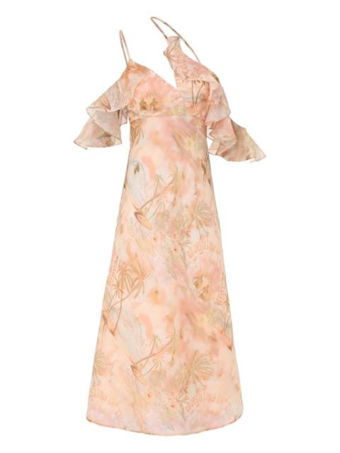 Zimmermann ILLUMINATE FLUTTER SLIP DRESS