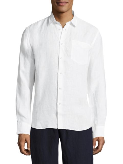 Vilebrequin Men's Lagoon Linen Shirt - White