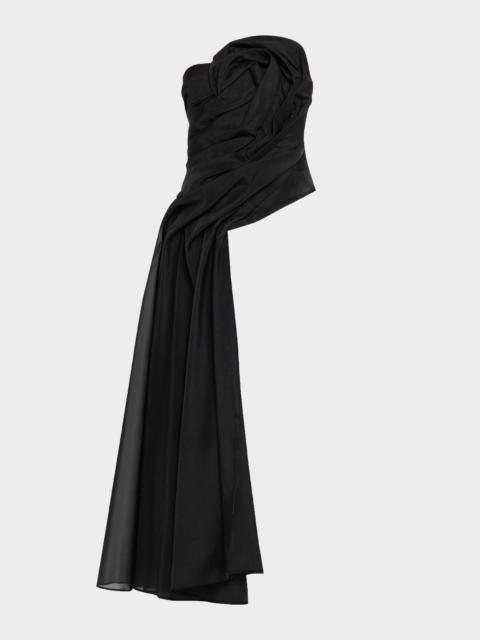 Acler Hawford Strapless Rosette Top