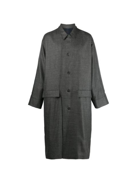 MAGLIANO single-breasted virgin-wool coat | REVERSIBLE
