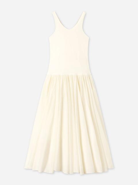 CO Crinoline Double Layer Dress in Cotton Silk Voile