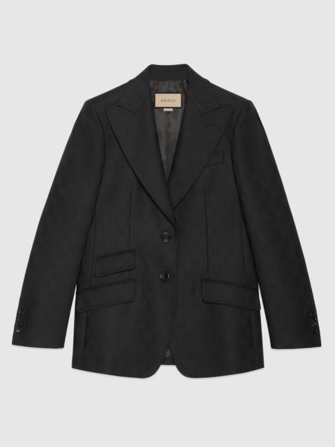 GUCCI GG wool jacquard jacket