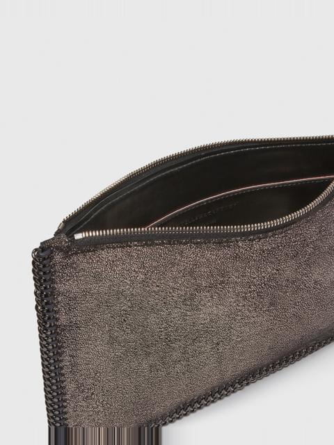 Stella McCartney Falabella Metallic Zipper Pouch