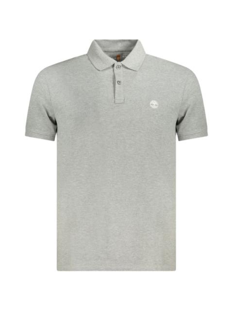 Timberland logo-embroidered cotton polo shirt