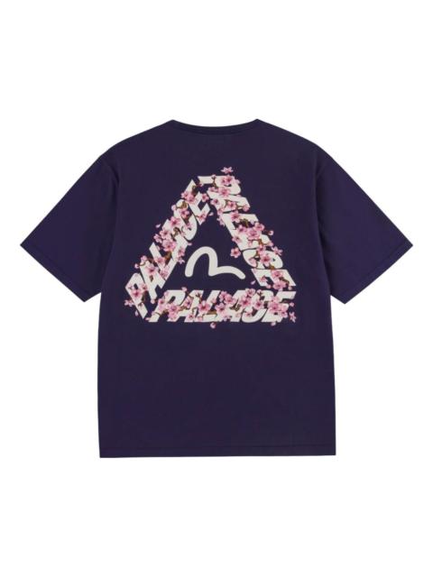 PALACE Palace x EVISU Heavy Wash T Shirt 'Navy' P30ES241