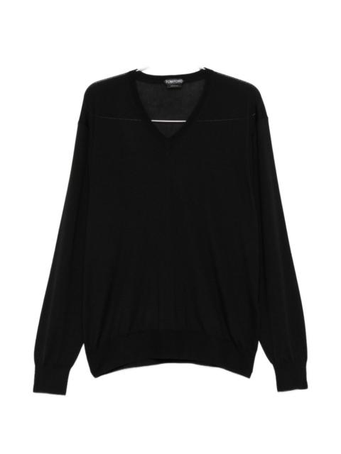 TOM FORD V-neck fine-gauge sweater