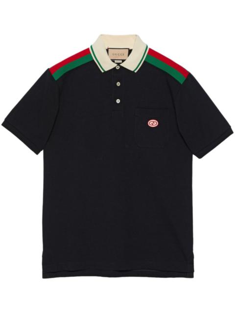 GUCCI Interlocking G cotton polo shirt