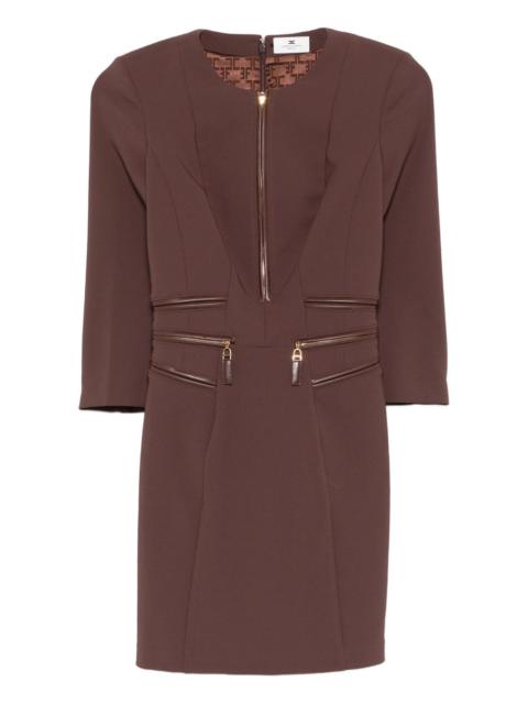 ELISABETTA FRANCHI zip-detail dress