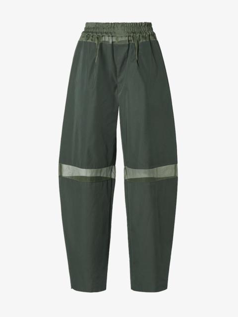 FENDI Pants Green technical gabardine pants