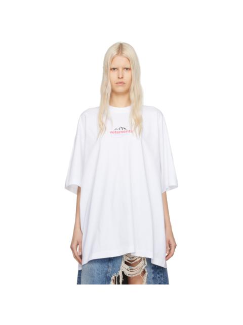 VETEMENTS White Spring Water T-Shirt