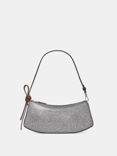 kate spade Loop Metallic Dot Suede Mini Bag