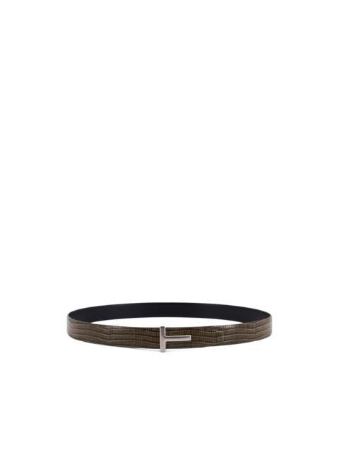 TOM FORD logo-buckle belt