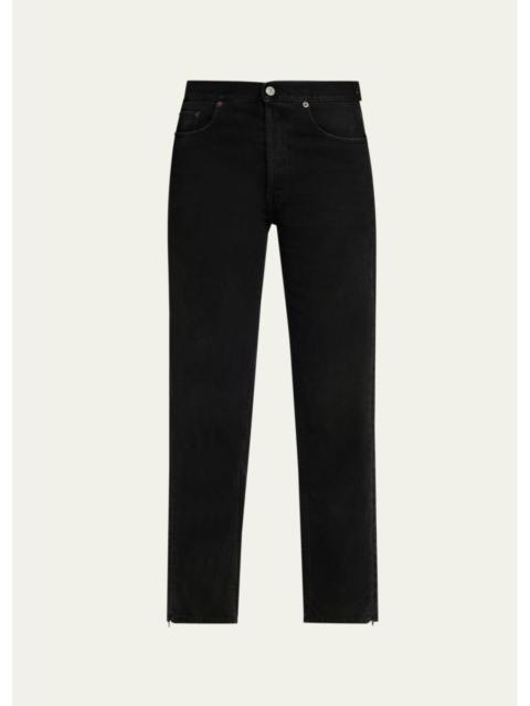 Maison Margiela Zip Straight-Leg Jeans