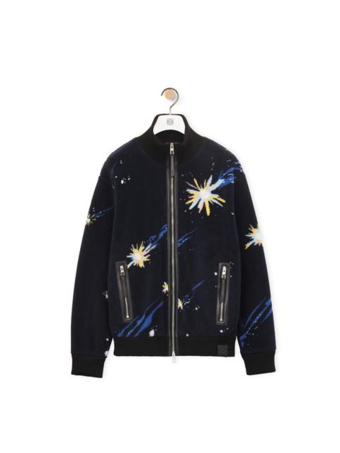 Loewe Magical Sky fleece jacket in polyester
