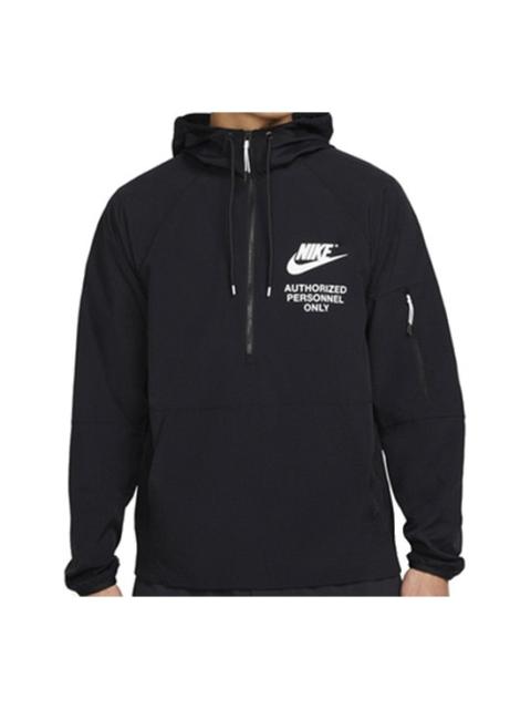 Nike Nike NSW Woven Unlined Anorak Hoodie Asia Sizing 'Black' DN2640-010