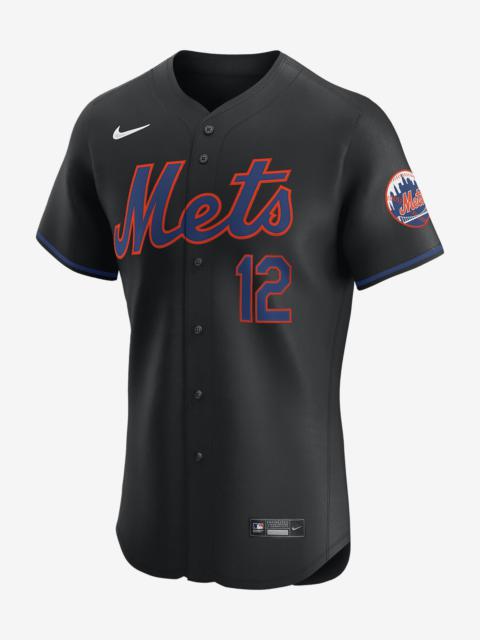 Francisco Lindor New York Mets Nike Men's Dri-FIT ADV MLB Elite Jersey