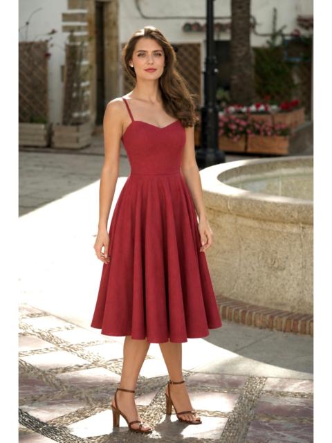 Gaâla Bardot Linen Dress