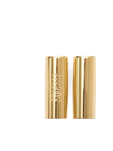 MM6 Maison Margiela logo-engraved earrings