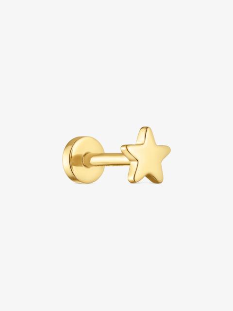 TOUS 14K solid gold Piercing with 6 mm star motif TOUS Basics