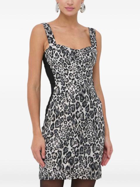 GUESS USA animal print strap dress