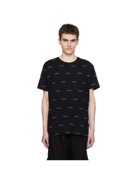 Givenchy Black Printed T-Shirt
