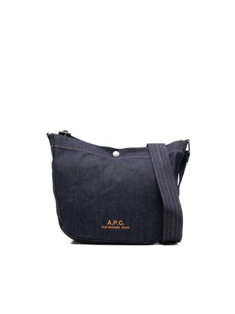 A.P.C. denim shoulder bag