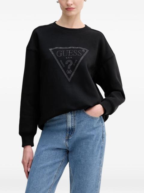 GUESS USA embellished-logo sweatshirt