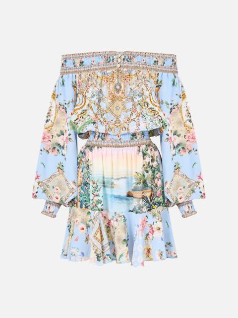 CAMILLA OFF SHOULDER SHORT DRESS SISI SOCIETY