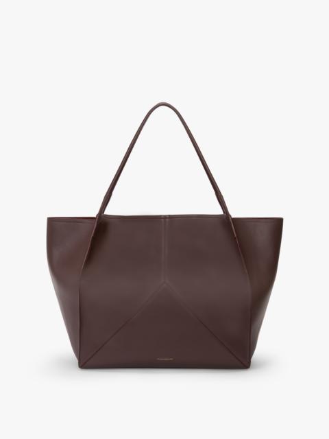 Victoria Beckham Victoria Travel Tote Bag In Burgundy Leather