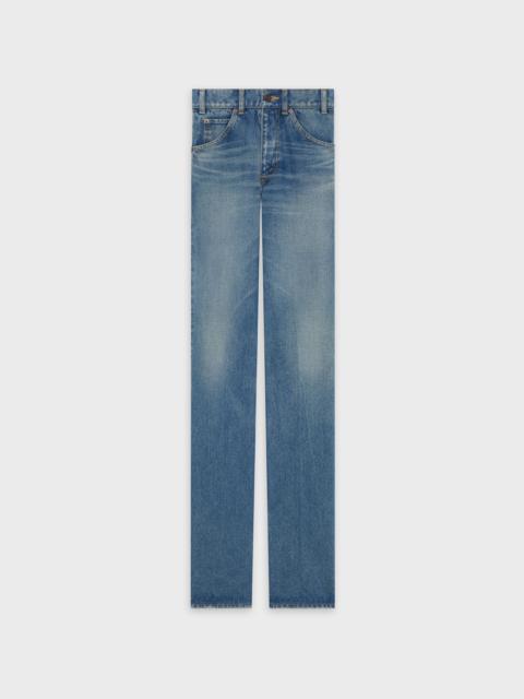 CELINE FLARED JEANS IN BROKEN TWILL