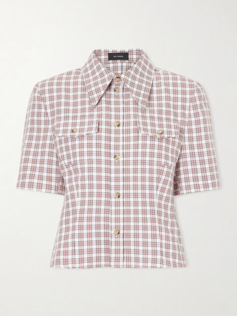 WILLY CHAVARRIA Chavela Checked Woven Shirt