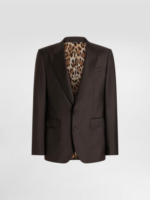 Dolce & Gabbana Single-breasted sicilia light jacket in light wool