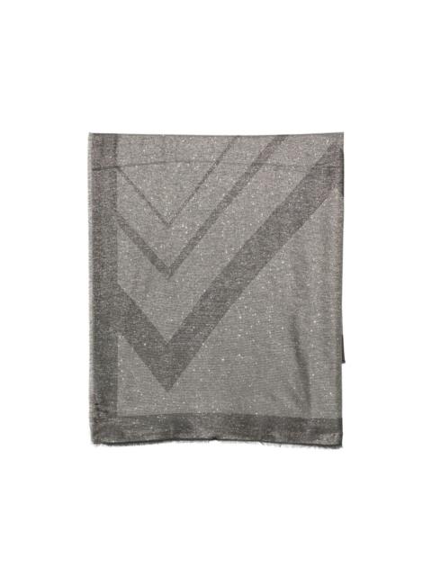 Missoni sequin-embellished zigzag scarf