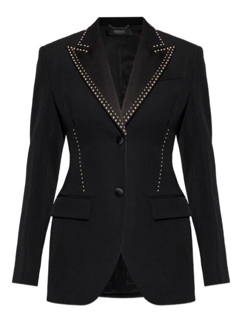 VERSACE studded blazer