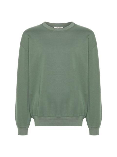 crew-neck cotton sweatshirt