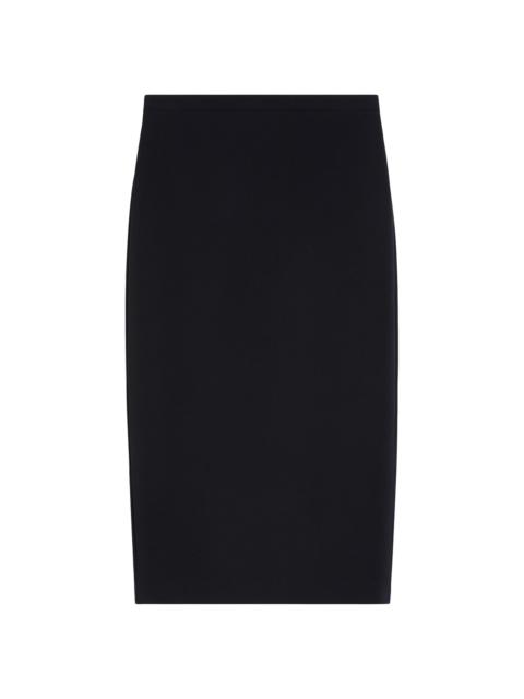 Max Mara Women's Woollen Cloth Pencil Skirt - Ultramarine