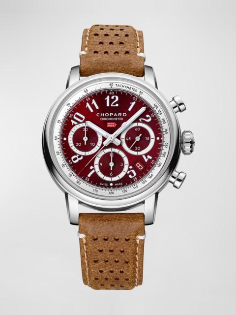 40mm Mille Miglia Classic Chronograph Watch, Red