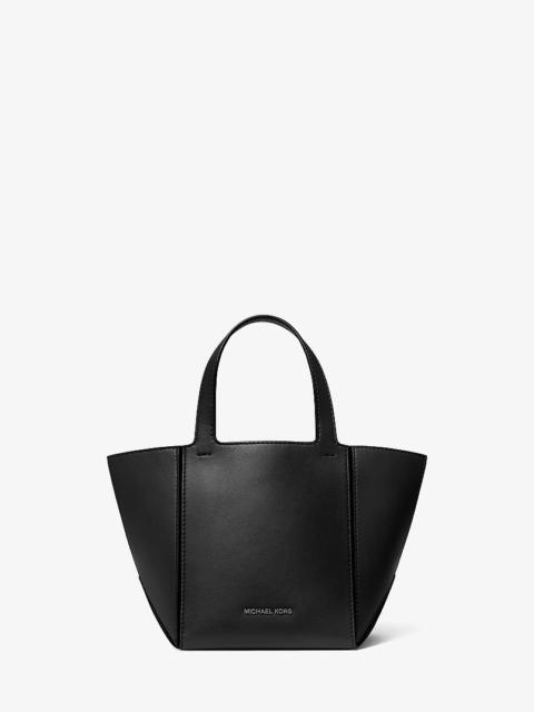 MICHAEL KORS Jordi Small Leather Tote Bag